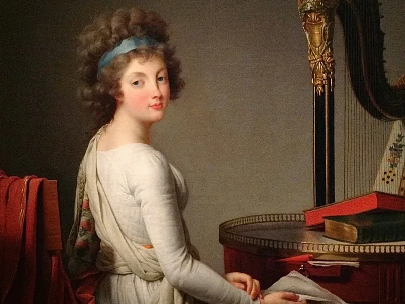 1761-Rose-Adélaïde Ducreux - Ritratto di Diana de la Vaupalière, contessa di Langeron